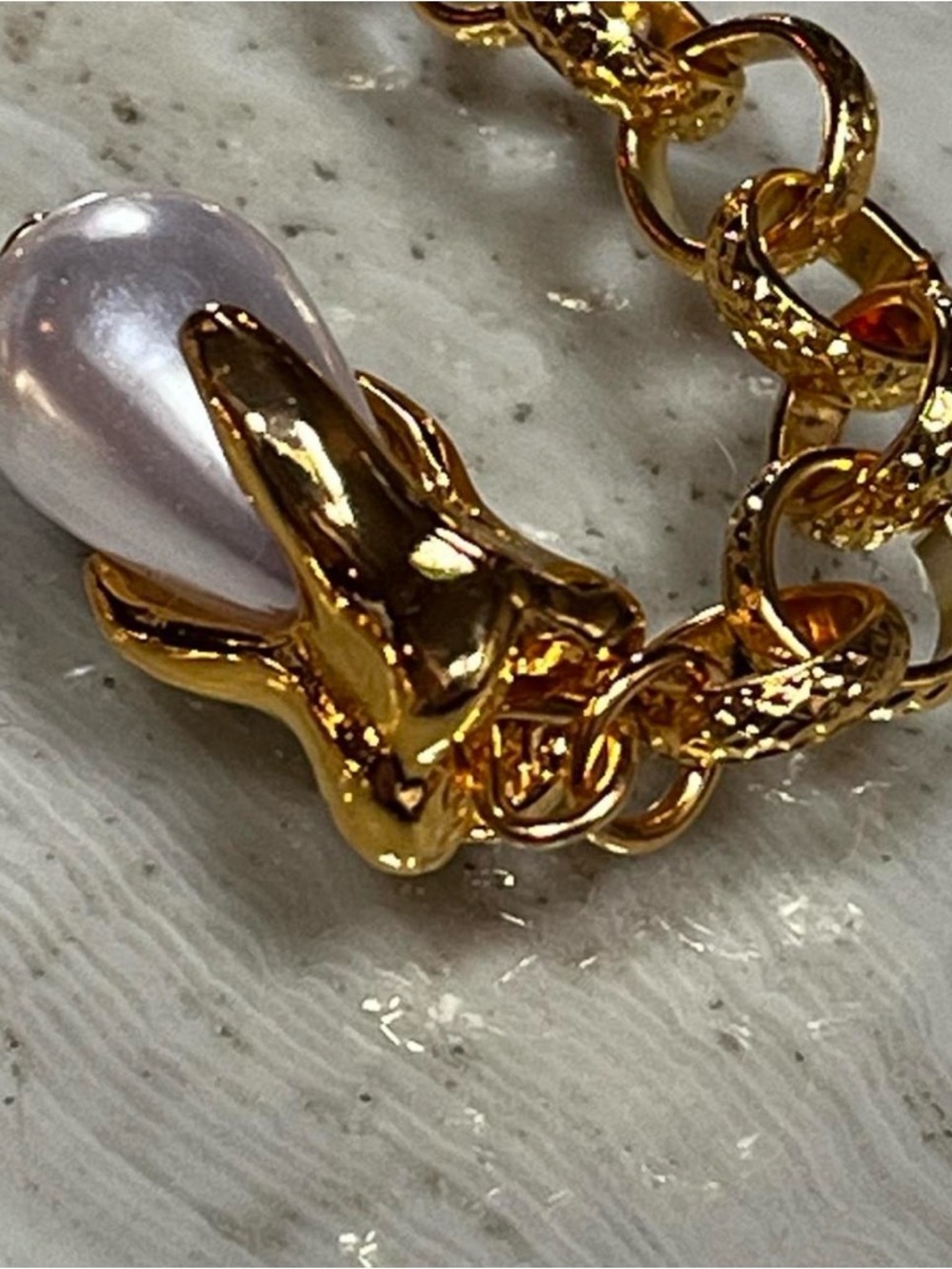 Gold Beetle Charm Schiaparelli inspired Statement Necklace - Picture 4 of 7